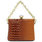 Load image into Gallery viewer, The Miel Croc Handbag
