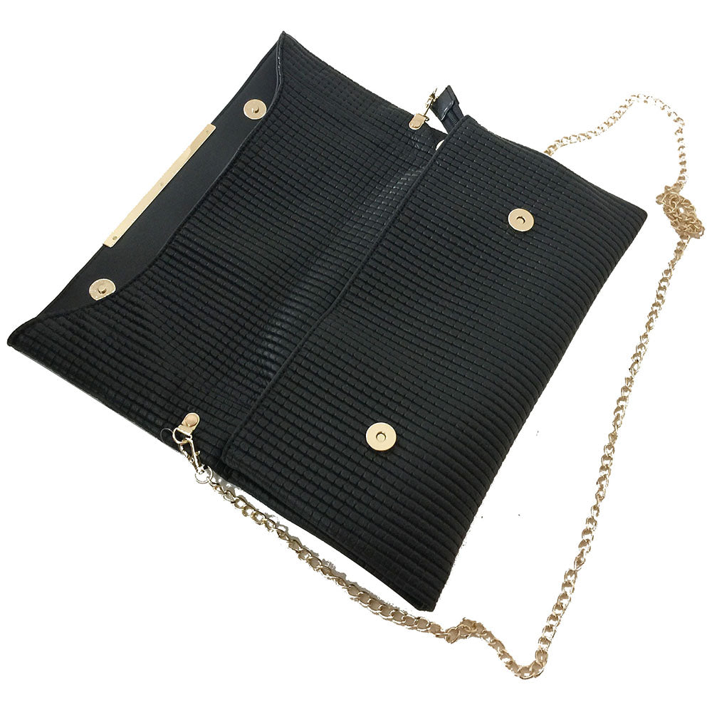 Classic Clutch Purse with Detachable Strap