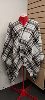 Load image into Gallery viewer, Plaid Wrap Cape
