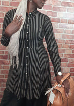 Load image into Gallery viewer, Long Sleeve Shirt Dress Tunic
