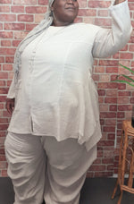Load image into Gallery viewer, The Tahira Tunic &amp; Pants Matching Set (Beige)
