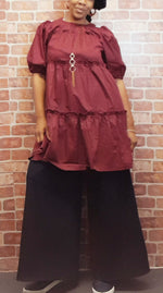 Load image into Gallery viewer, The Maya Wide Leg Pants (Denim)
