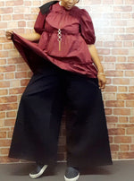 Load image into Gallery viewer, The Maya Wide Leg Pants (Denim)
